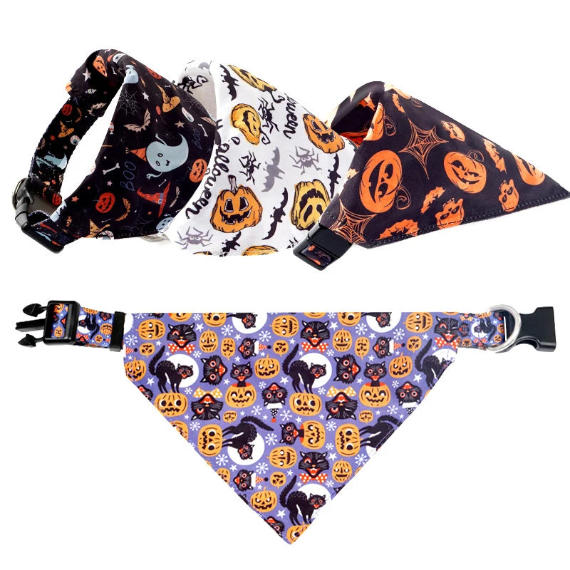 Halloween themed Dog collar for Small/Large/Dogs/Cats