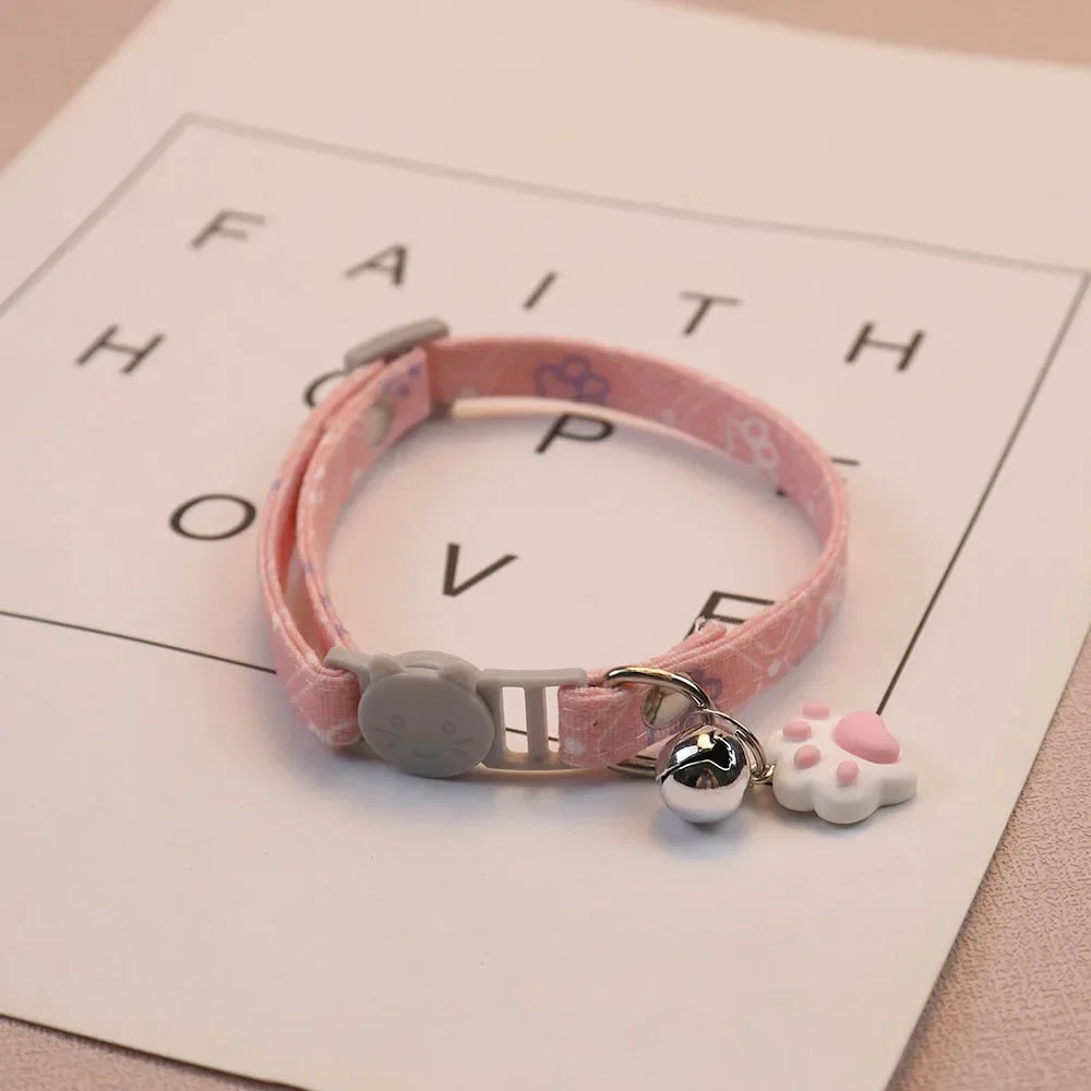 Footprint pattern Cat Collar