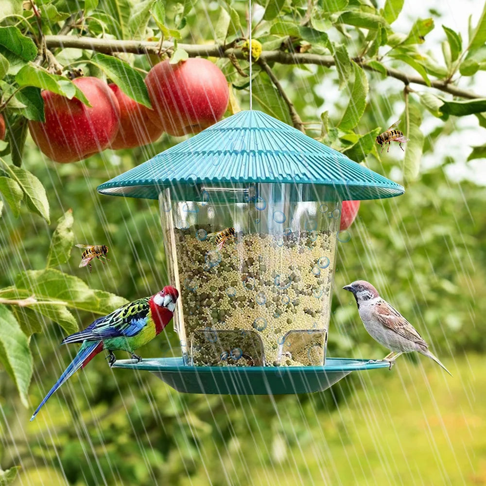 Automatic Hanging Bird Feeder