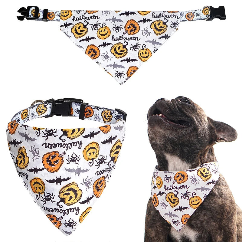 Halloween themed Dog collar for Small/Large/Dogs/Cats