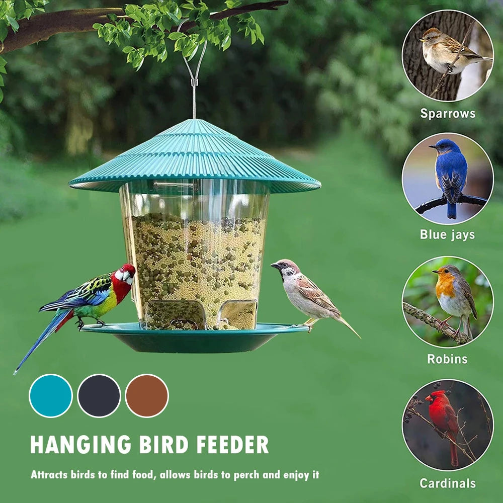 Automatic Hanging Bird Feeder