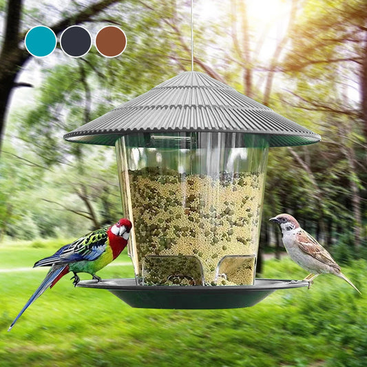 Automatic Hanging Bird Feeder