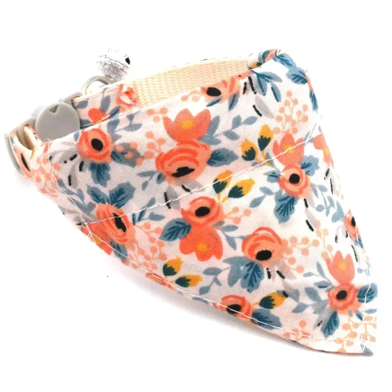 Adjustable Floral Collar for cats