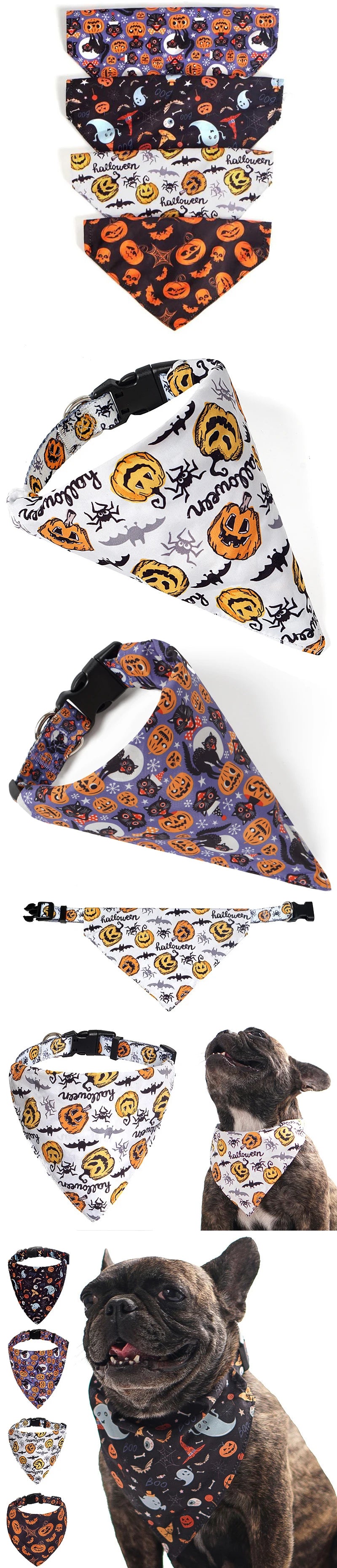 Halloween themed Dog collar for Small/Large/Dogs/Cats