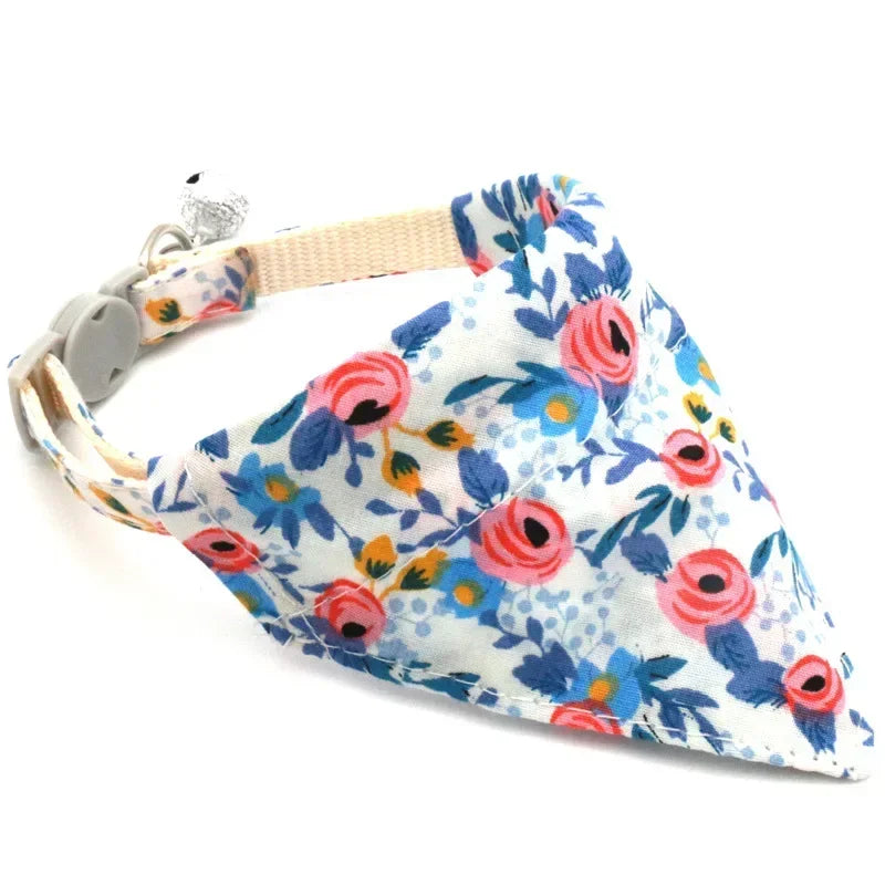 Adjustable Floral Collar for cats