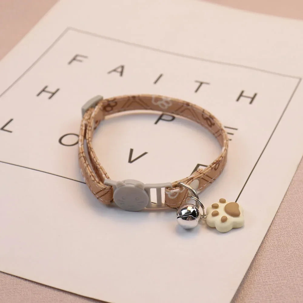 Footprint pattern Cat Collar