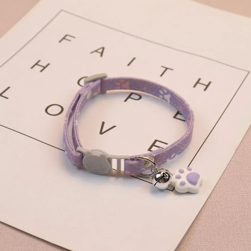 Footprint pattern Cat Collar