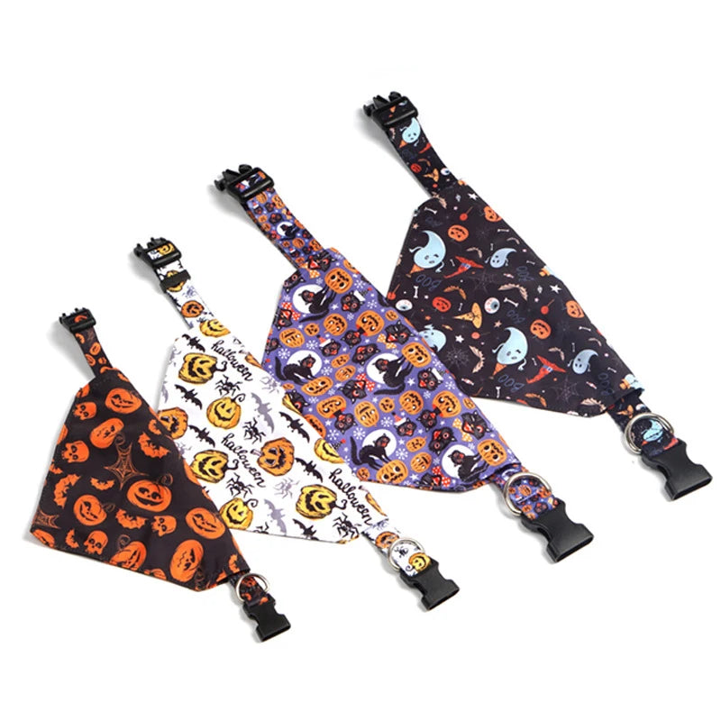 Halloween themed Dog collar for Small/Large/Dogs/Cats