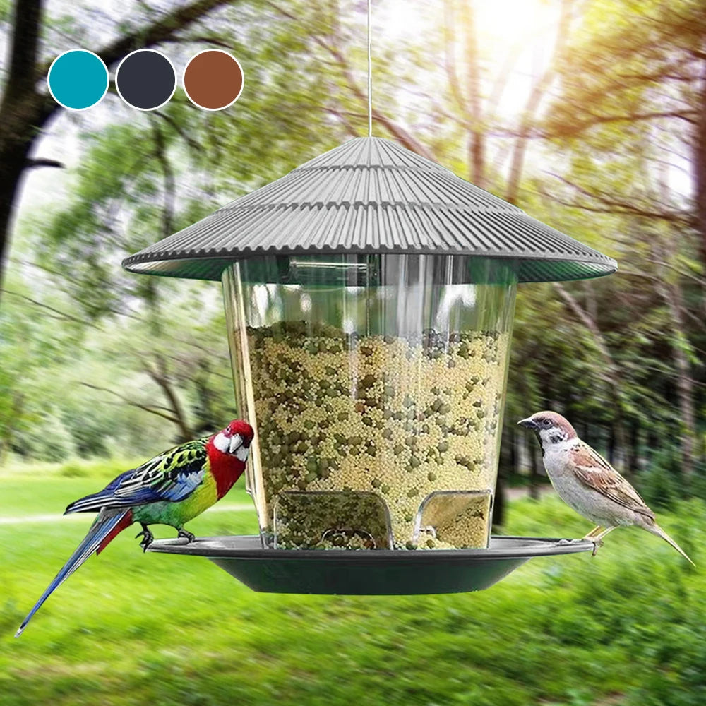 Automatic Hanging Bird Feeder